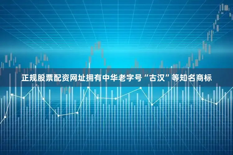 正规股票配资网址拥有中华老字号“古汉”等知名商标